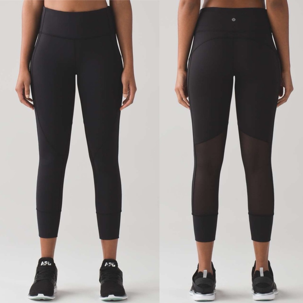 Lululemon Hit It 7/8 Tight (25") Black Sz 4 NWT